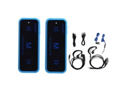 Aetheria rádios Walkie Talkie Portáteis para Crianças com Cordão Longa Distância Brinquedos Azuis