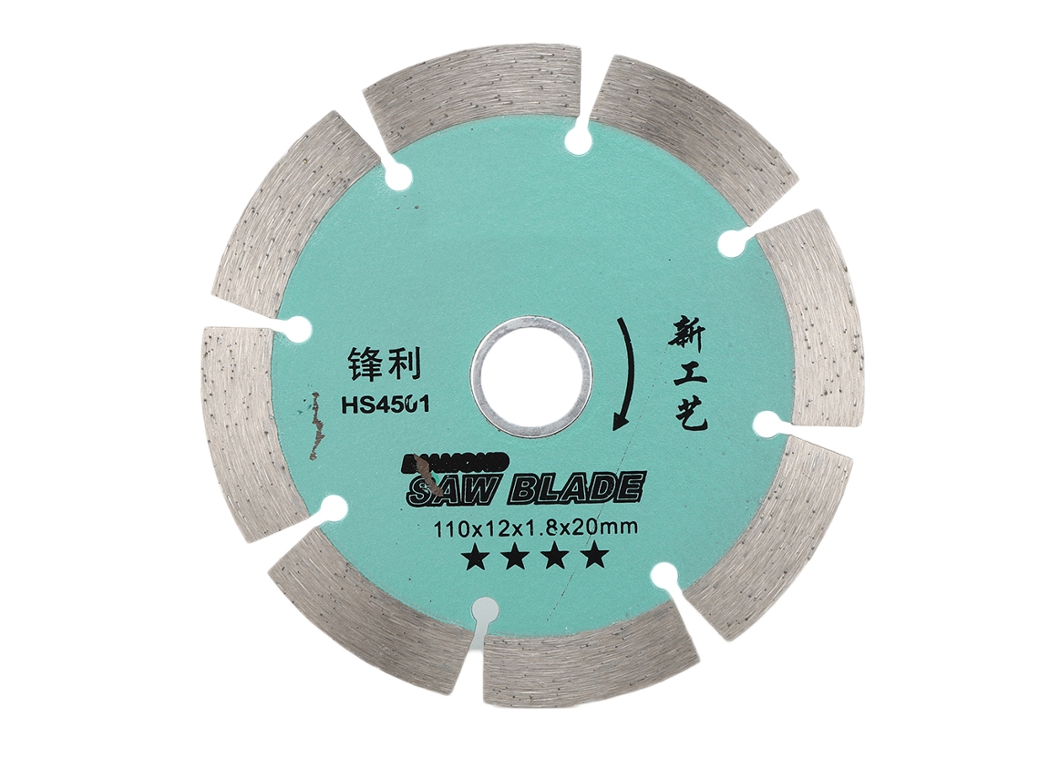 Disco de serra circular verde diamantado de 12 dentes para corte de azulejos cerâmicos e decoração de interiores, 110 x 12 x 1,8 mm