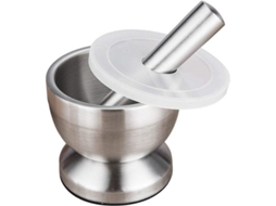 Conjunto De Pilão E Almofariz 18/8 Aço Inoxidável Triturador De Comprimidos Alimentos Sa Aquaforge