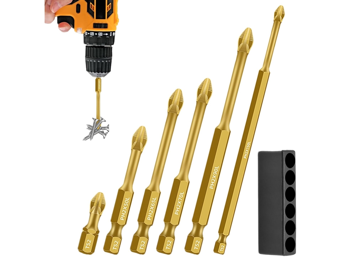 Conjunto De Bits Magnéticos Para Chave Fenda.