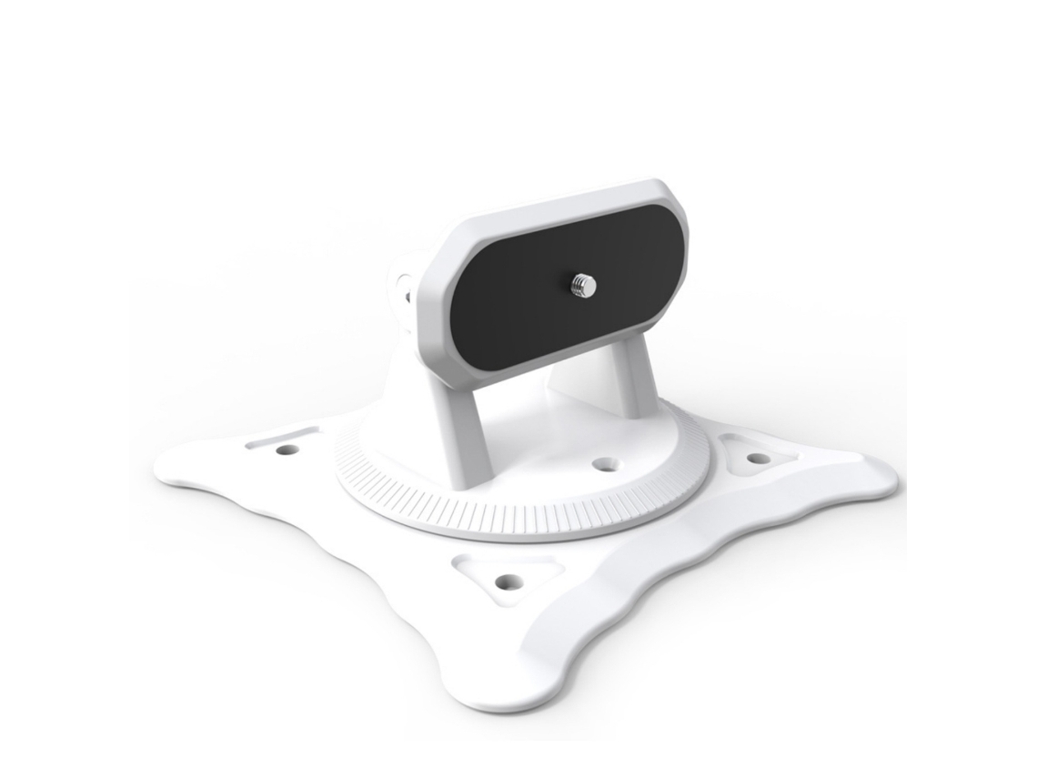 Suporte De Parede Para Projetor Com Ajuste Ângulo 360​​ Graus, Tripé, Branco
