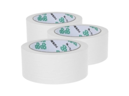Fita Adesiva De Papel Kraft Branco Fosco, 45 30 3, Mm X Mm, Pacote De