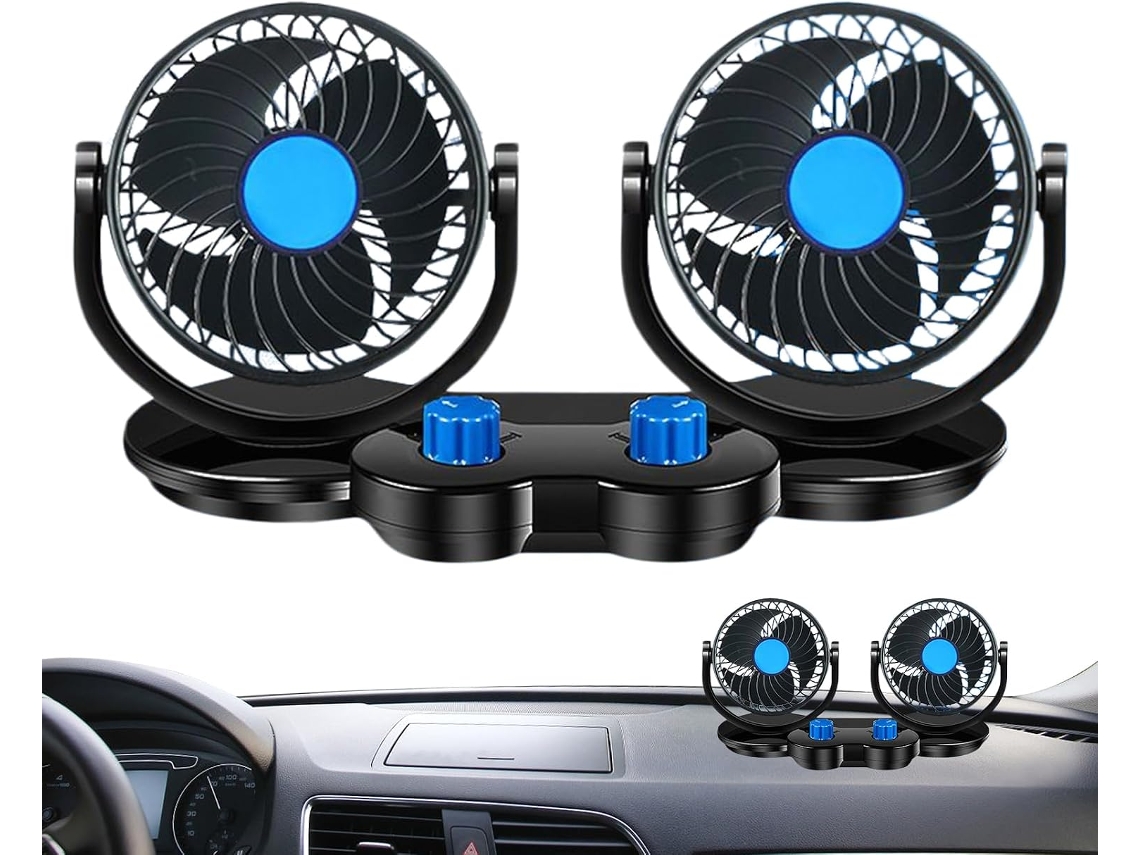 Ventilador Usb Para Carro Com Rotação De 360° - Dispositivo De Resfriamento Automático
