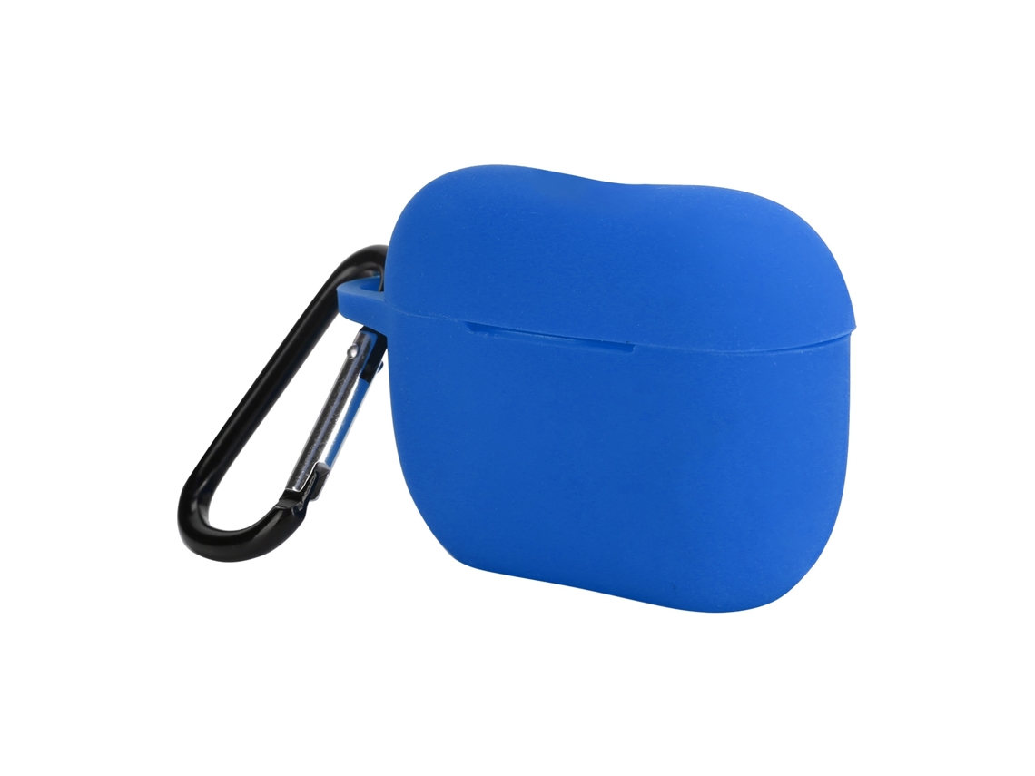 Aetheria capa Protetora de Silicone para Carregamento do Fone de Ouvido Bluetooth Ios Earbuds Pro/iii Azul