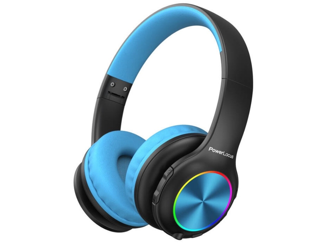 Auscultadores Pled Rgb Sem POWERLOCUS Preto