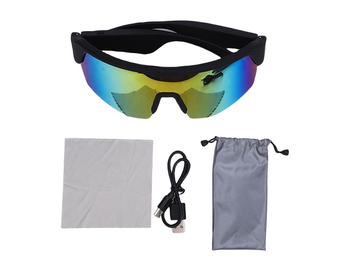 Óculos de Ciclismo Bluetooth EOOCOO com proteção UV, fones de ouvido abertos para música