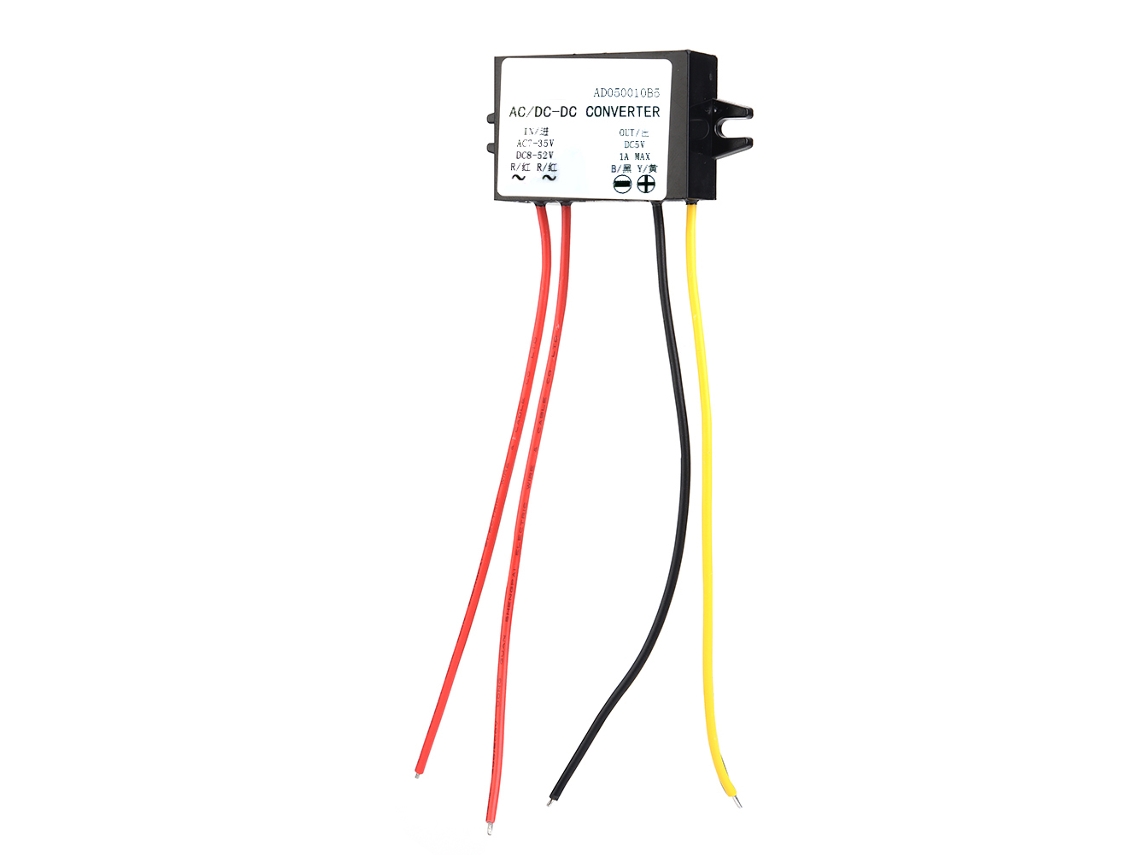 Laxiscreed Módulo De Redução De Tensão Ac 24v Para Dc 5v Para Automóveis
