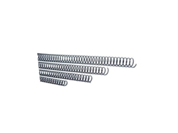 Livro C/100 Espiral Metalica Negra 22mm Paso 51 De Desconocido (espanhol)