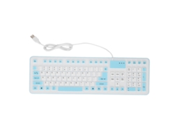 Teclado Silicone Plegable Impermeable Silencioso