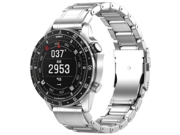 Bracelete para Garmin titânio puro com fivela de segurança prata XIAOMOYU