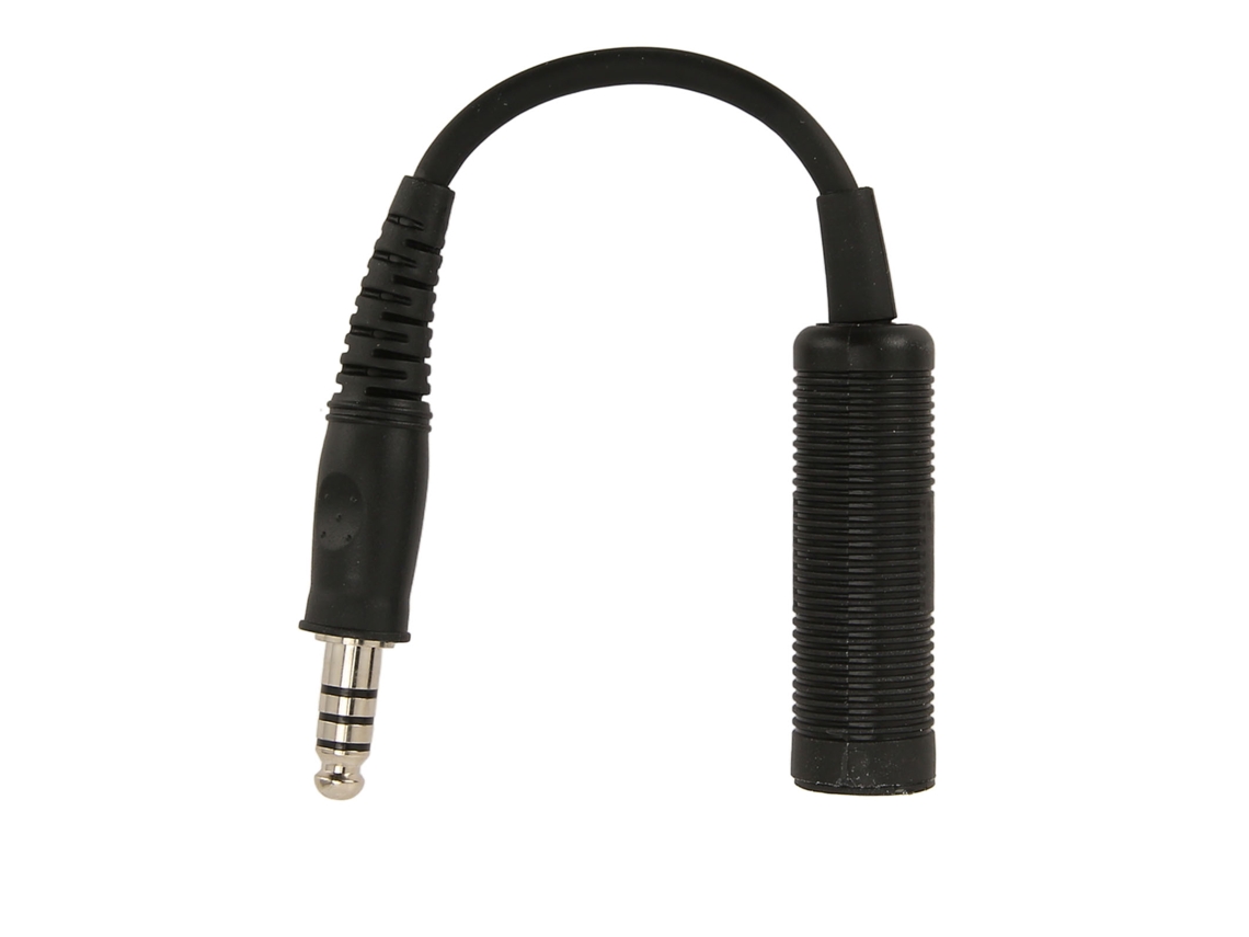 Adaptador Mali de Fiação Militar para Civil, U174, para Headset Comtac, MSA Sordin, TCI