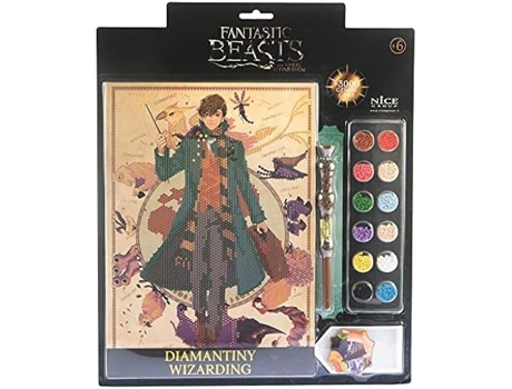 Kit de criação de mosaico de animais Fantastici - DIAMANTINY - Dinastia - Pedras 3D coloridas
