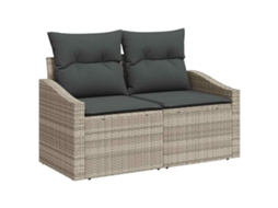 Maison Exclusive - Sofá De Jardim Com Almofada 123 X 62 X 69 Cm Vime Pe
