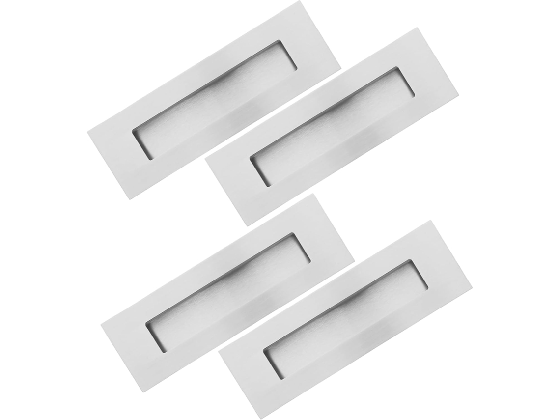 Conjunto De 4 Puxadores Para Portas De Correr Embutidas - Estilo De Designer