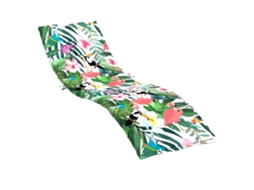 Sun Lounger Cushion, Sun Lounger Cushions Vidaxl Multicolor Poliéster (200 X 70 X 4 Cm)
