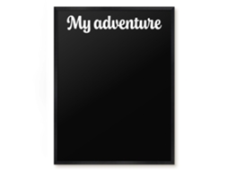 Magnetic Board My Adventure For The Living Room Espelharte (60x80 Cm)
