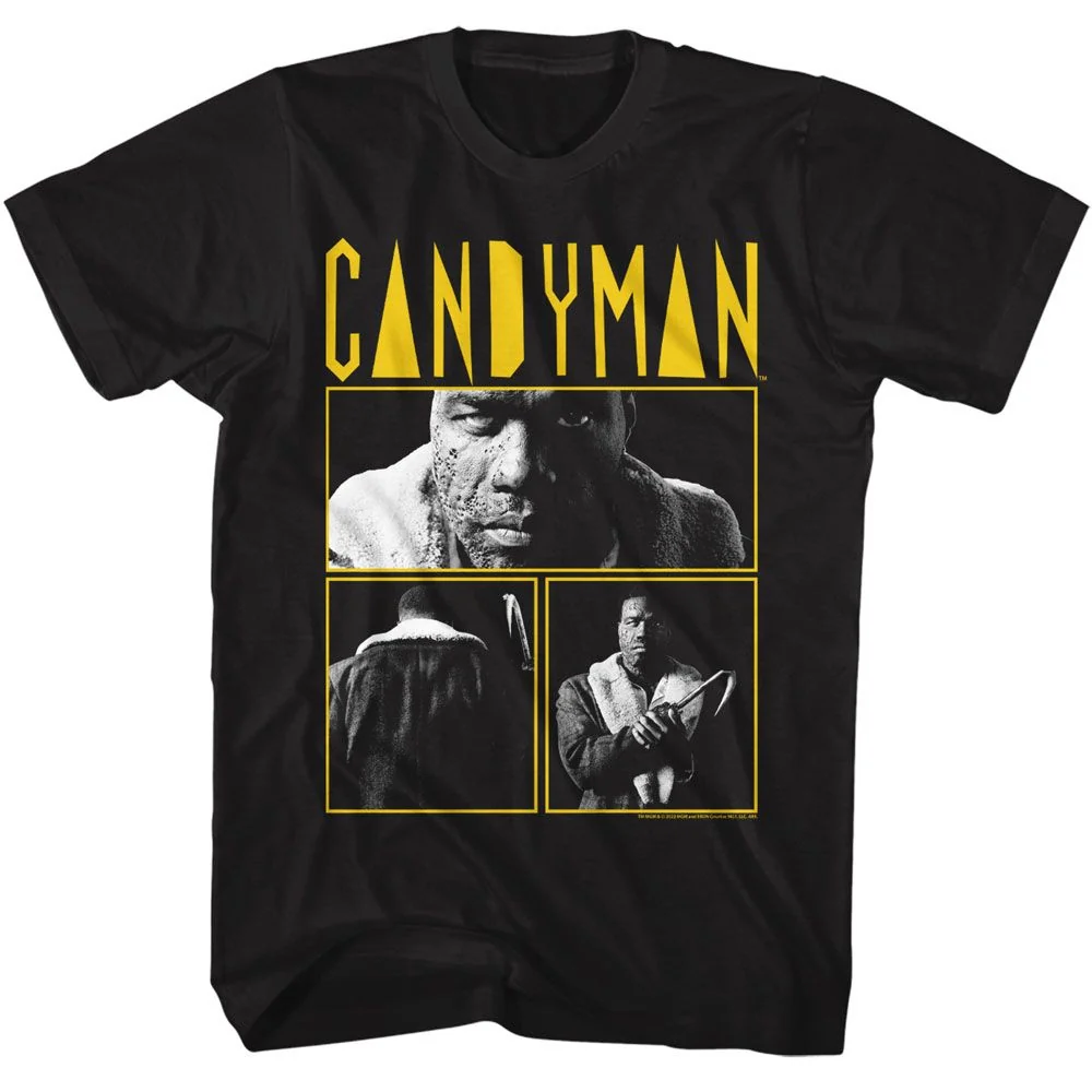 Rockinstone Candyman 3 Photo Logo Black Adult T-shirt Size:xxl