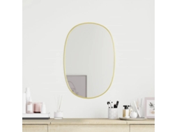 Vidaxl Espelho De Parede 50x35 Cm Dourado