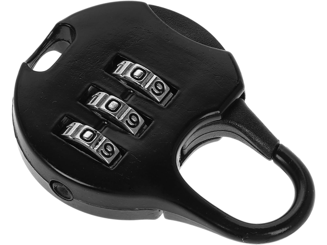 Cadeado de Combinação em Liga Zinco, Cadeado Portátil Pequeno para Viagens com Senha, Compacto e CHABERLU
