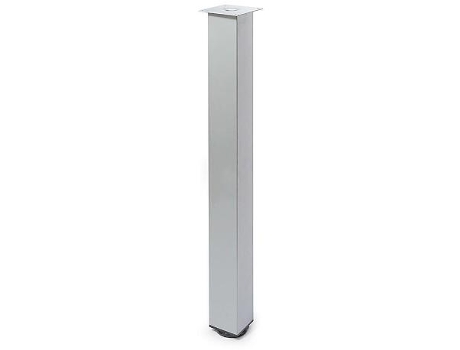Jgo.4patas regulable para mesa rigo 60x60-710 gris