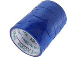 Pacote com 10 Rolos de Fita Adesiva Bopp Azul da Alipis para Embalar e Selar Pacotes, Multifuncional, Fácil Co