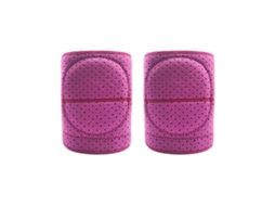 Joelheiras Anticolisão Ajustáveis, 1 Par De Joelheiras De Compressão Para Limpeza De Dança, Rosa Vermelha Xs Aquaforge