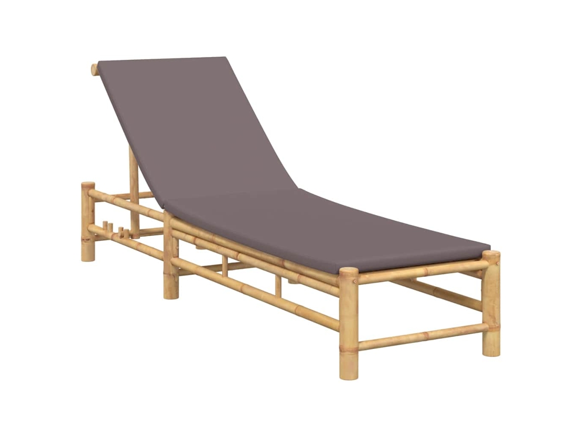 Sun Lounger, Sun Loungers Vidaxl Marrom Bambu (n/a)