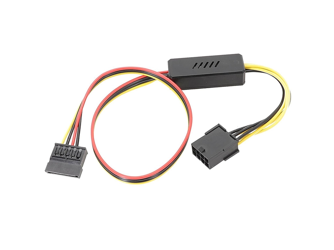 Cabo Adaptador De 8 Pinos Para Placa Gráfica Fonte Alimentação Com
