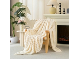 Manta de Veludo Cor Sólida Macia Grossa e Quente Ideal para o Inverno Perfeita Quarto Ou Sala Estar, Macio, Qu