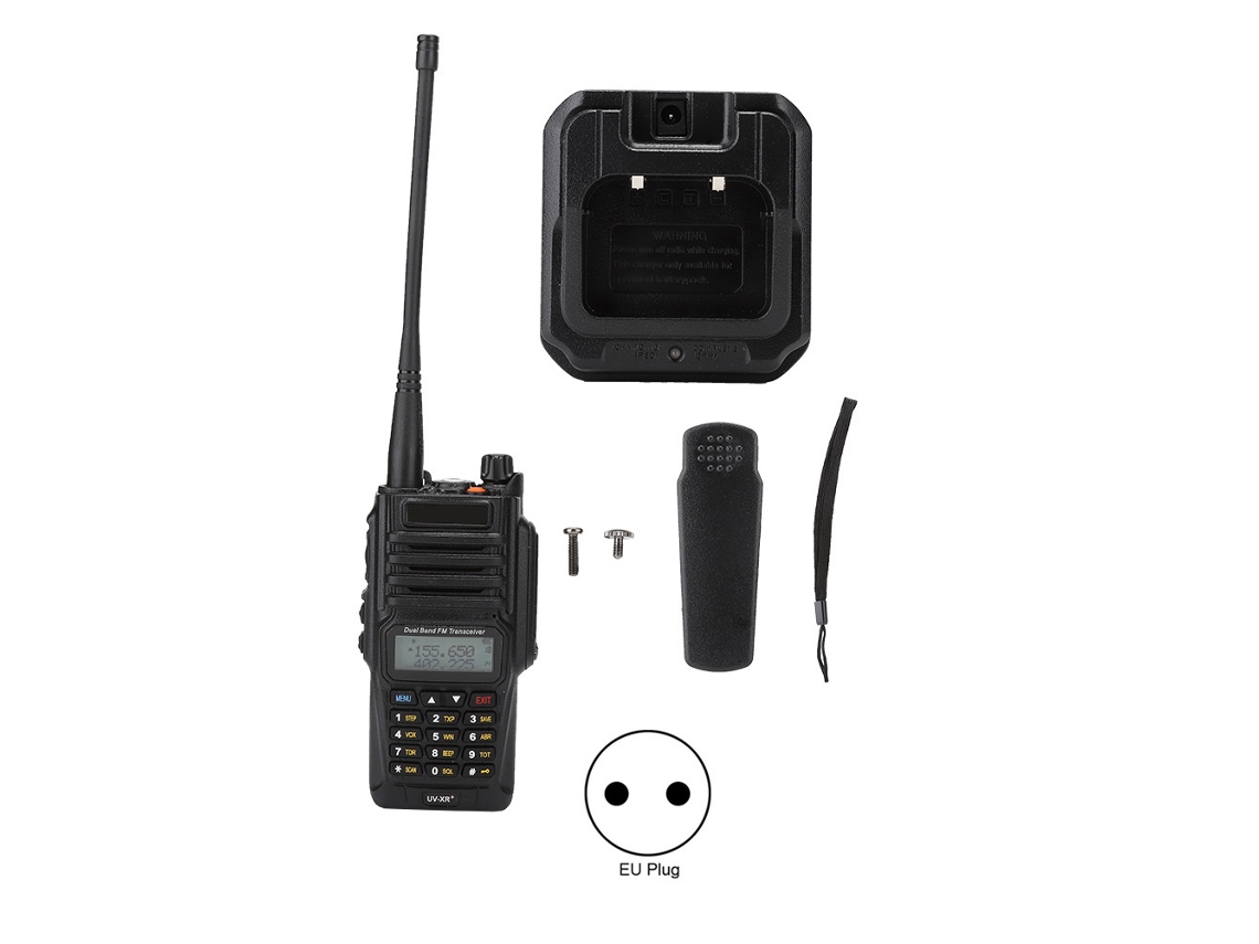 Aetheria rádio Walkie Talkie Baofeng Uv Xr Plus Portátil À Prova D'água Vhf Uhf Dual Frequência