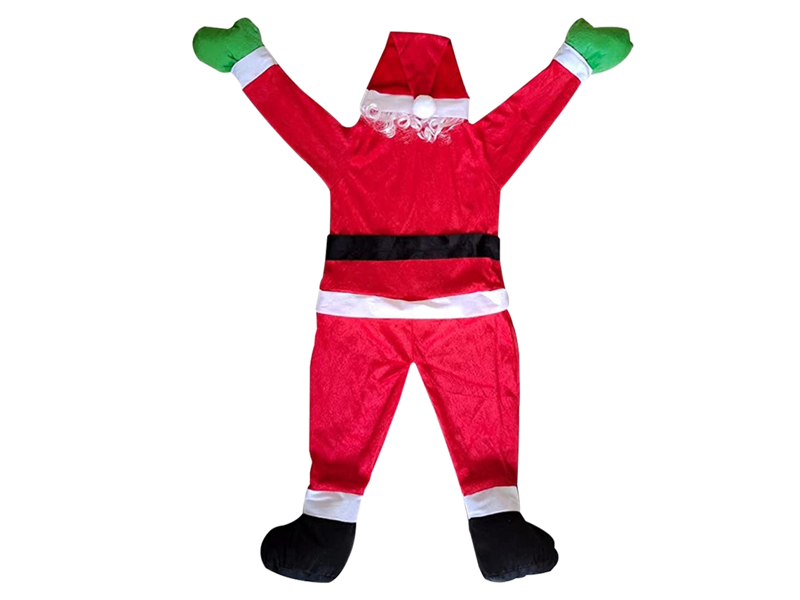 Decoração de parede com Santa Claus, presente natalício divertido e pesca festiva LAXISCREED