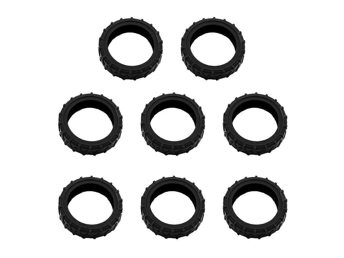 Conjunto De 8 Protetores Para Rodas De Mala, Em Silicone, Proteção Contra Desgaste E Impactos Em Viagem