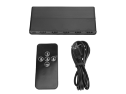 Interface Switcher De Display Hd 4k 60hz 4 Em 1 Saída Intervalo De 15m Switcher De Interface Multimídia Hd