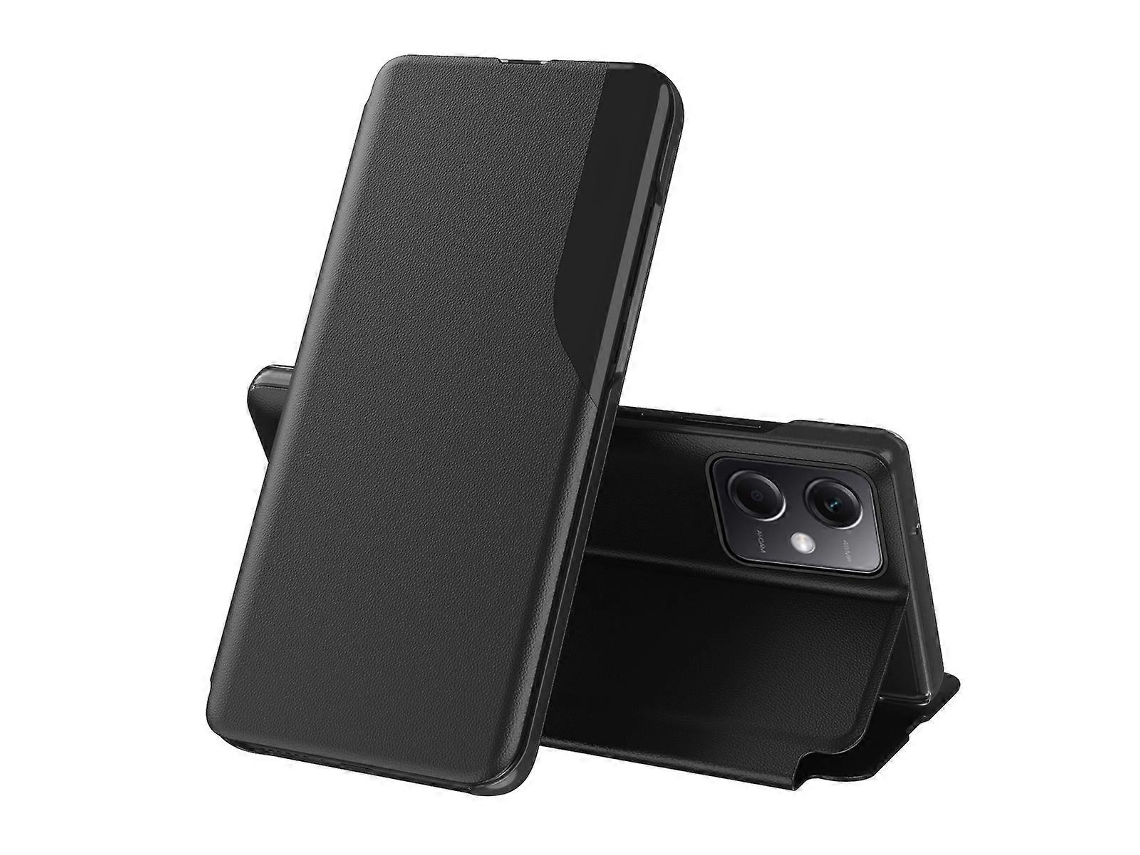 Capa De Couro Com Suporte Flip Para Xiaomi Poco X5