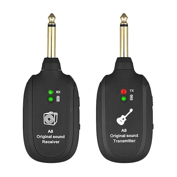 Sistema de Transmissão Sem Fio para Guitarra, Captador Sem Fio para Guitarra Elétrica, Transmissor/receptor Sem Fio AQUAFORGE