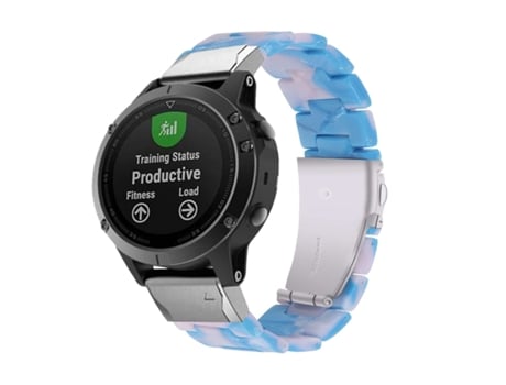 Bracelete Resina Luxury Aqua Garmin Forerunner 955 Solar