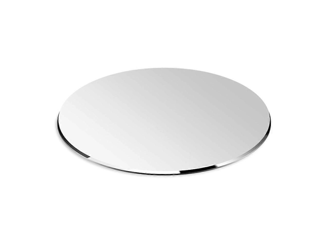 Mouse Pad Redondo De Alumínio 200x200mm Para Computadores E Laptops (prata)