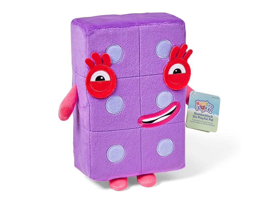 Recursos De Aprendizagem Brinquedos De Pelúcia Numberblocks Numberblock Seis Educacional Learning Resources