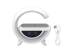 Rebe - Despertador com Alto-falante Sem Fio Bluetooth Recarregável e Versátil para Casa, Quarto e Escritório (5V)