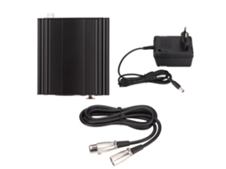 Fonte de Energia Phantom 48v LAXISCREED com Cabo Xlr 3 Pinos Plugue Eu