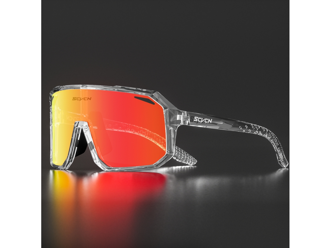 (estilo 14) Óculos De Ciclismo Unissex Uv400, Lentes Pretas De Poliacrilato Tr-90