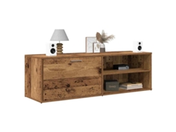 Móvel Tv Madeira Antiga 120x34x37 Cm Madeira Trabalhada Dkd Home Decor