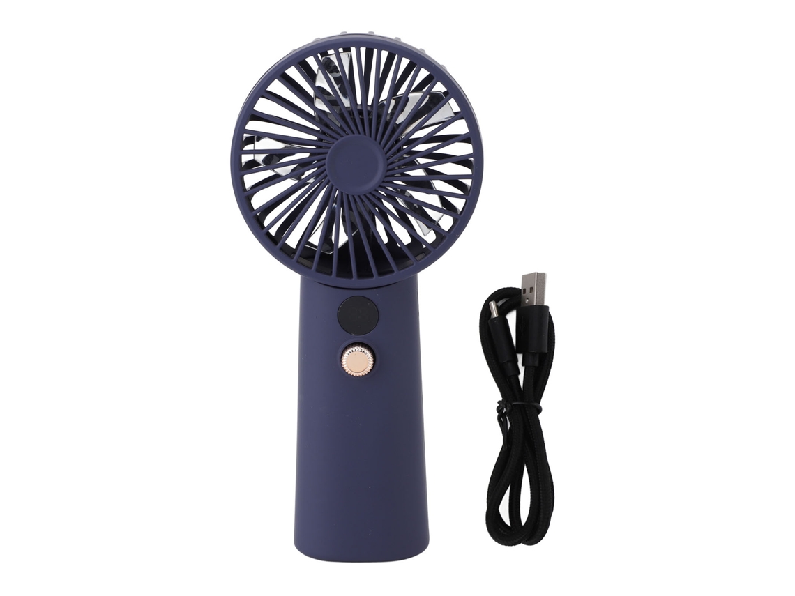 Vento Potente 100 Velocidades Ventilador Portátil Usb Azul