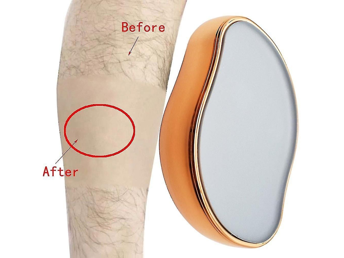 Depilador Ergonômico Físico E Indolor Glasspil Para Remoção De Pelos, Descolorante E Seguro