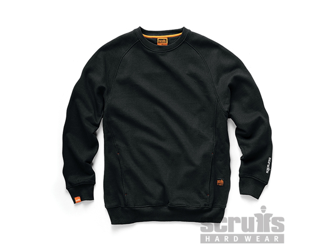 SCRUFFS T55430 Sudadera Eco Worker Color Negro