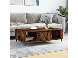 Vidaxl Mesa De Centro 104x60x35 Cm Derivados Madeira Carvalho Fumado