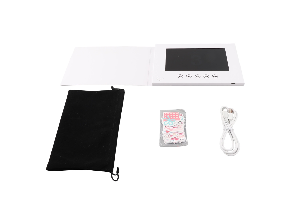 Video Greeting Card 210x150x10mm Lcd Color Screen 128mb Memory Built In Speaker Electronic Greeting Card Video Brochure 7 Inch Display LAXISCREED