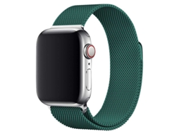 Bracelete Pulseira Milanese Mesh para Apple Watch Series 8 45Mm Verde