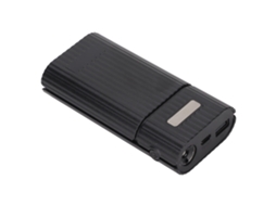 Mali carregador de Bateria Diy Power Bank 2 em 1 21700 com Carregamento Rápido Typec Preto
