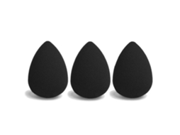 Blender Sponge Set 3 Black Makeup Sponges Ibra